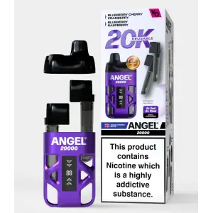 Violet Edition Angel 20000 Rechargeable Disposable Pod Kit